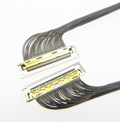 34awg माइक्रो समाक्षीय केबल 20 कोर 380 मिमी टेफ्लॉन PTFE वायर असेंबली