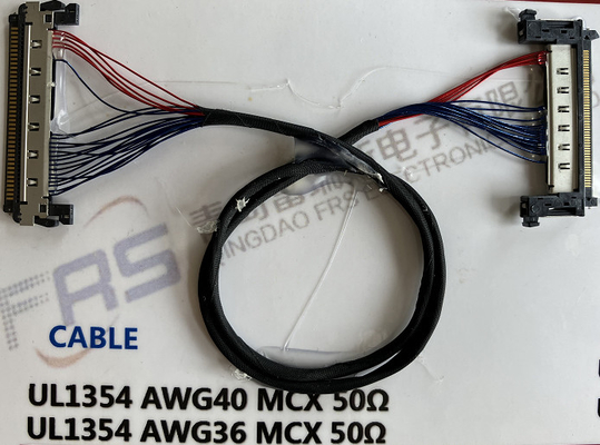 0.3 मिमी एलवीडीएस वायर हार्नेस 30AWG 20 पिन केबल लैपटॉप स्क्रीन