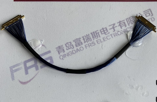 40awg माइक्रो कोक्स 30 पिन एलवीडीएस कनेक्टर 250 मिमी केबल असेंबली