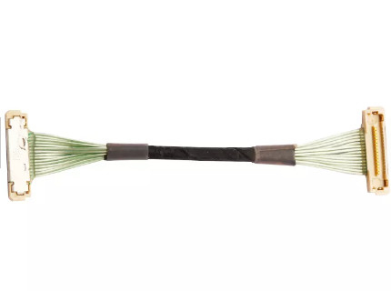 42awg LVDS वायर हार्नेस 0.4mm 20.3mm केबल 51 पिन EDP