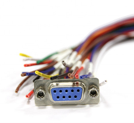 औद्योगिक नियंत्रण के लिए Lvds 430mm रोबोट हार्नेस सिंगल शील्ड केबल असेंबली पावर