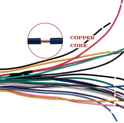 18AWG 4 स्पीकर 16 पिन कार स्टीरियो कनेक्टर इलेक्ट्रिकल वायरिंग हार्नेस