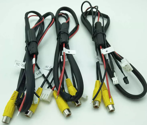 कार ऑडियो के लिए महिला 18awg केबल असेंबली वायर हार्नेस MDVR पावर