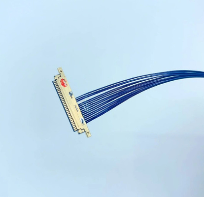 30 पिन माइक्रो समाक्षीय केबल 0.5 मिमी, 40awg LVDS समाक्षीय केबल